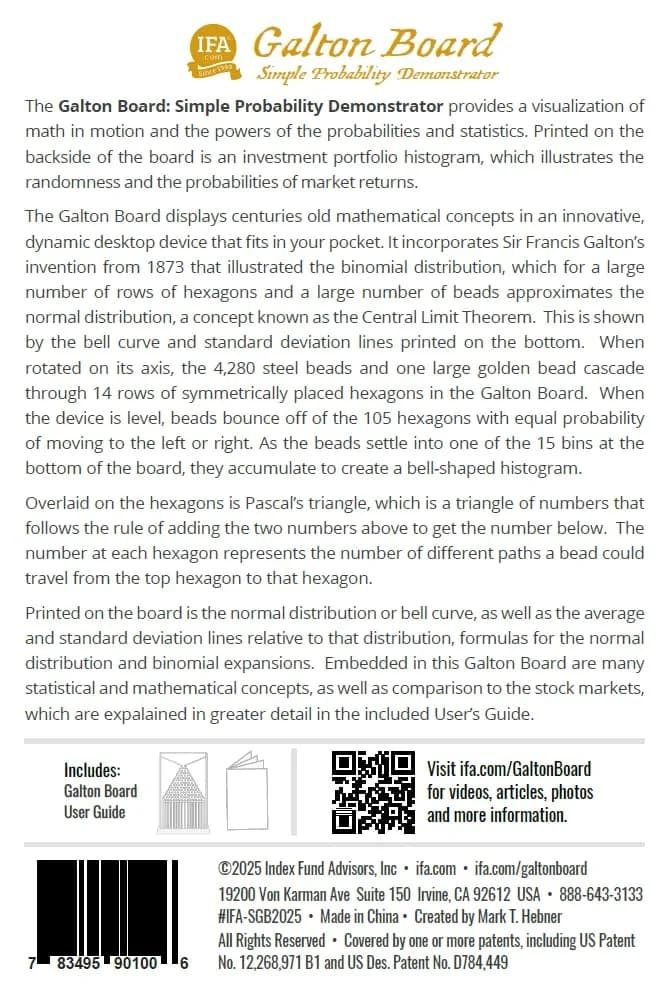 IFA.com Galton Board: Simple Edition | Visualize Probabilities & Statistics thumbnail 9