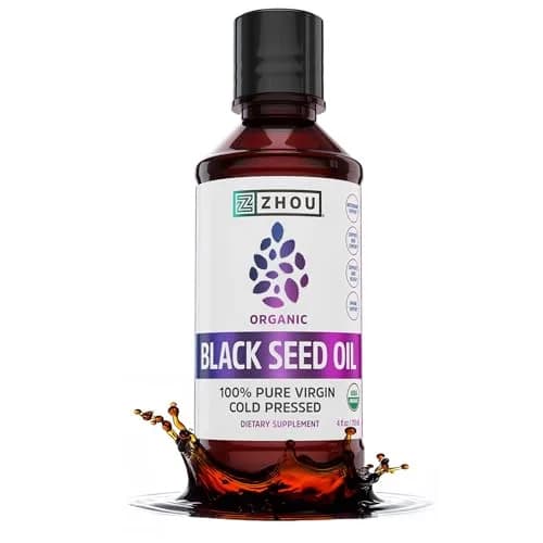 ZHOU Organic Black Seed Oil - Nigella Sativa 4 Fl Oz thumbnail 1