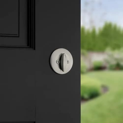 Kwikset 660 Deadbolt Lock Satin Nickel | SmartKey Security for Enhanced Home Protection thumbnail 3