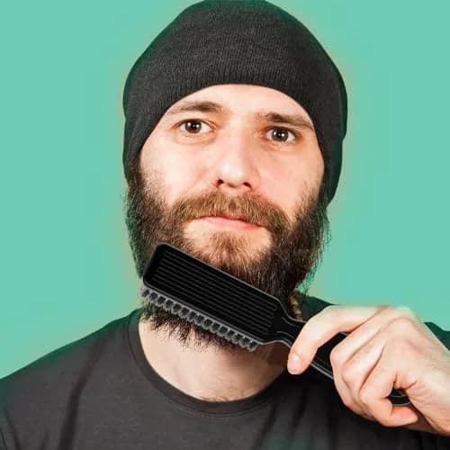 SQULIGT Black 8 Pcs Barber Clipper Brush Set | Nylon Bristle Cleaning Tool thumbnail 7