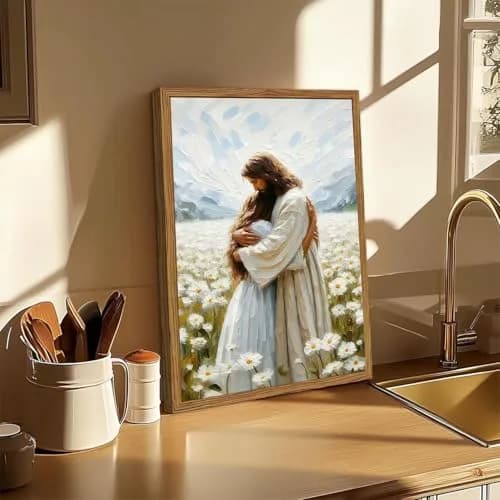 Fairyland JinWenn Jesus Christian Paint by Numbers Kit for Adults Canvas | Easy Beginner Art Craft Kit 40x50 cm (16x20 inches) thumbnail 5