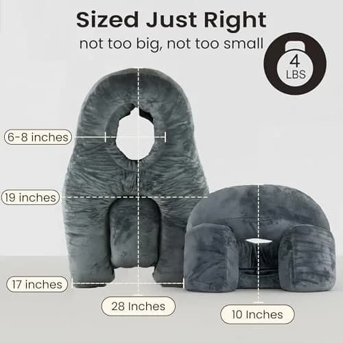 Siennal Face Down Pillow for Eye Surgery Recovery - CertiPUR-US® Shredded Memory Foam | Face Down Support for Vitrectomy & Retinal Surgery thumbnail 5