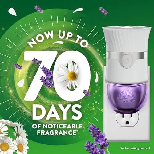Air Wick Plug-In Scented Oil Refills, 6 Count, Lavender & Chamomile, 120ml (4.02 Fl Oz) | Natural Essential Oils thumbnail 3