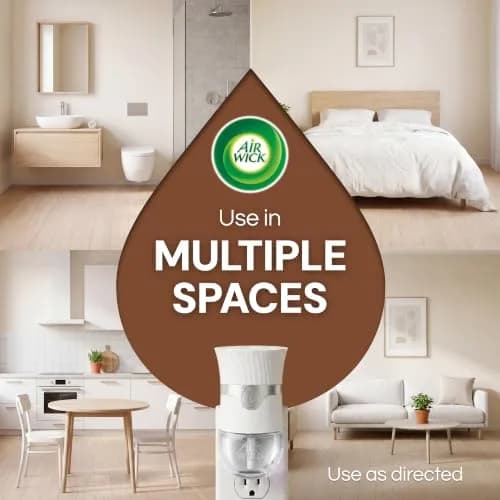 Air Wick Plug-In Scented Oil Refills Brown Sugar and Vanilla 6 Count (120ml / 4.02 Fl Oz) | Long-Lasting Fragrance thumbnail 7