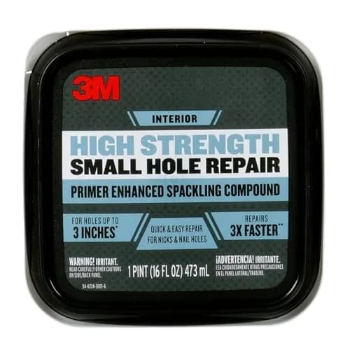 3M High Strength Spackling Compound 16 oz. | Quick & Easy Small Hole Repair, No Shrinking or Cracking thumbnail 6