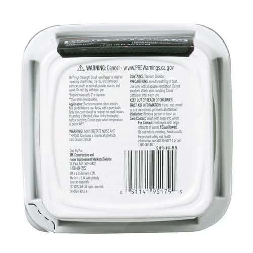 3M High Strength Spackling Compound 16 oz. | Quick & Easy Small Hole Repair, No Shrinking or Cracking thumbnail 9