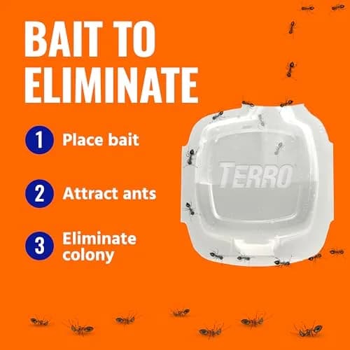 TERRO Indoor Liquid Ant Baits with Adhesive Strips for Discreet Baiting - 20 Count | Kills Visible Ants and Hidden Colonies thumbnail 6