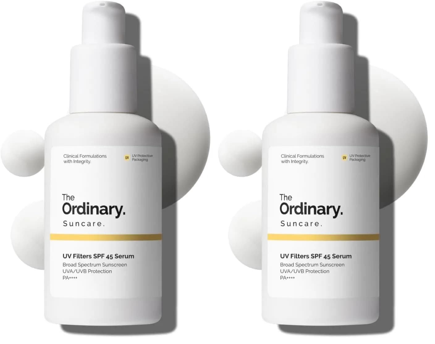 The Ordinary UV Filters SPF 45 Serum Sunscreen 120ml (4 Fl Oz) | Broad-Spectrum UVA/UVB Protection