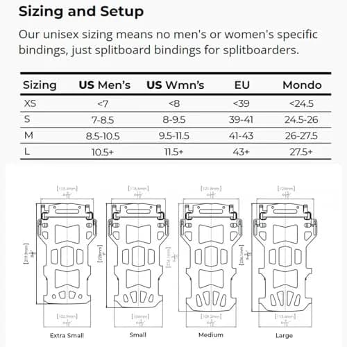 Spark R&D Unisex Arc ST Pro Bindings - Durable Lightweight Puck-Compatible Splitboard for All-Mountain, Freeride & Touring, Large thumbnail 6