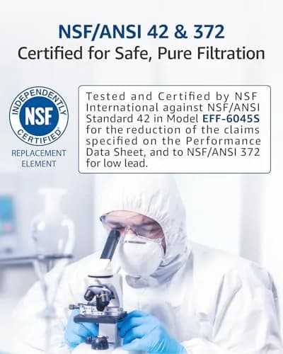 Waterspecialist WS645A Refrigerator Water Filter 6 Pack | NSF Certified for Purity thumbnail 4
