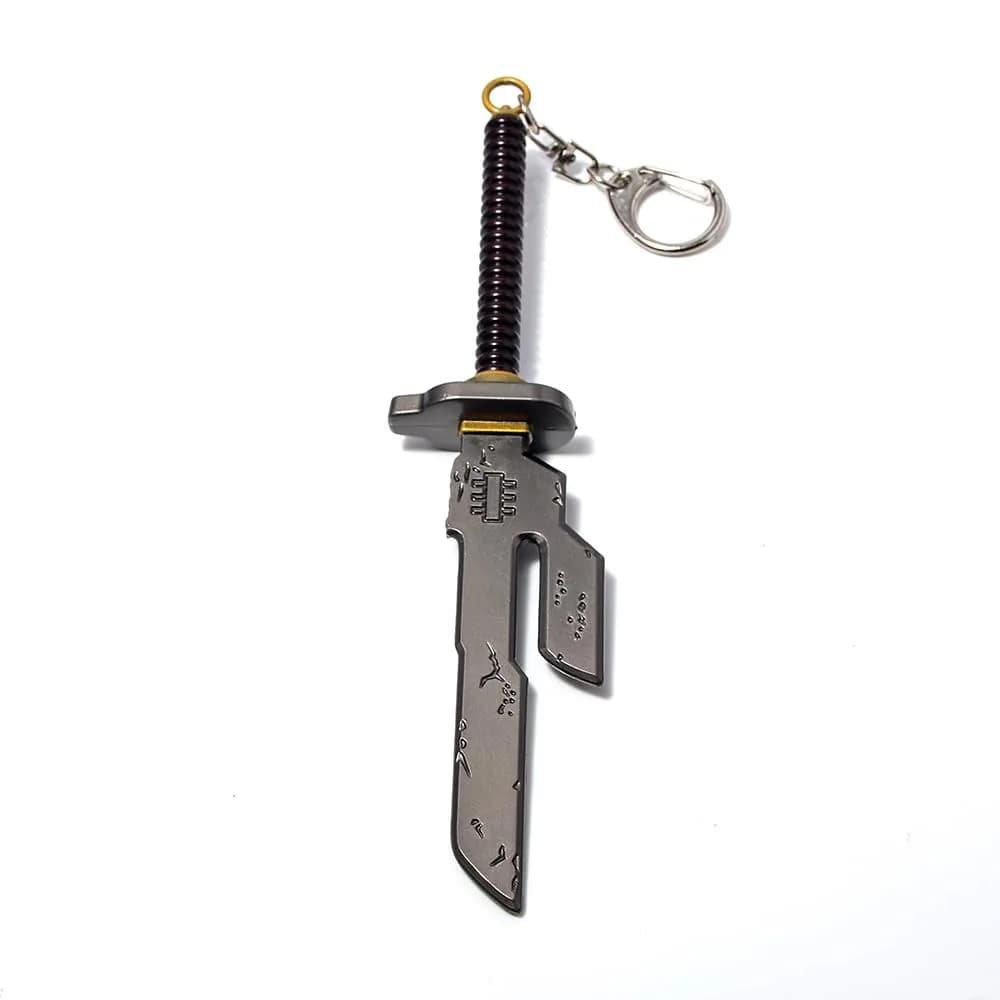 SONGCHANGJEWELRY Fushiguro Toji Inspired Keychain – Engraved Cursed Weapon – Dark Anime Gift for JJK Fans - main product image