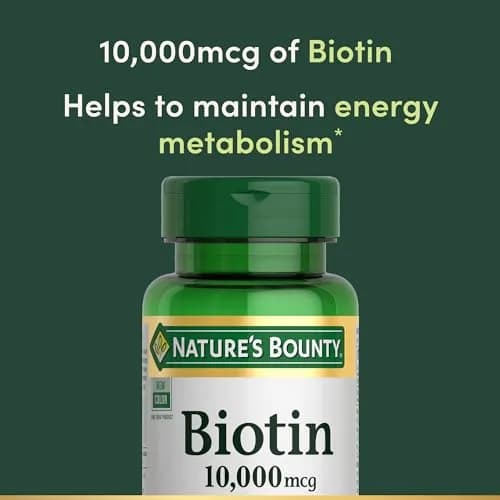 Nature's Bounty Biotin Hair Skin and Nails Vitamins, 10,000 mcg, 240 Softgels (Pack of 2) | Supports Healthy Hair, Skin and Nails thumbnail 3