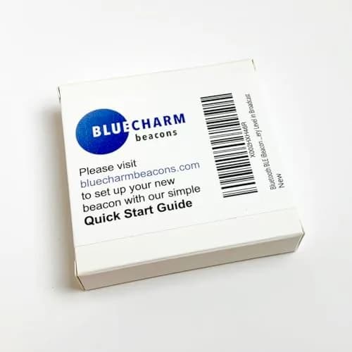 Blue Charm Beacons BC011-MultiBeacon Bluetooth BLE iBeacon with Button Trigger, Long Range BLE 5.0 (2-Pack) thumbnail 6