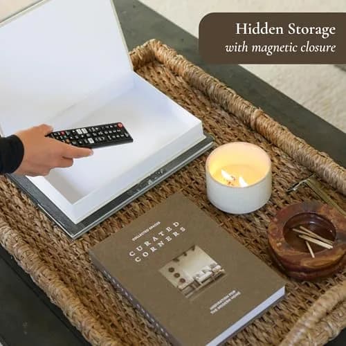 Paige McRae Home & Decor Linen Decorative Books Set | 27.9 x 20.3 cm (11x8") & 25.4 x 17.8 cm (10x7") thumbnail 6