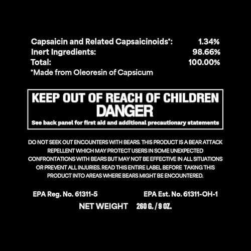 Mace Bear Spray 2-Pack Max Strength 9 oz | Wildlife Safe Deterrent for Hiking & Camping thumbnail 7