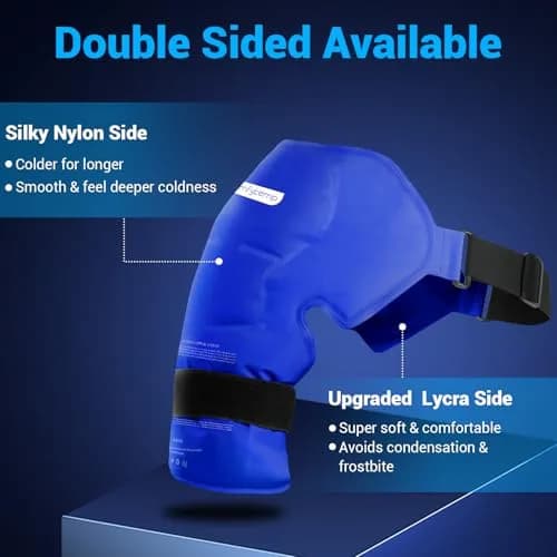 Comfytemp Shoulder Ice Pack Wrap Rotator Cuff Therapy Large/X-Large | Dual-Fabric Design for Targeted Relief thumbnail 5