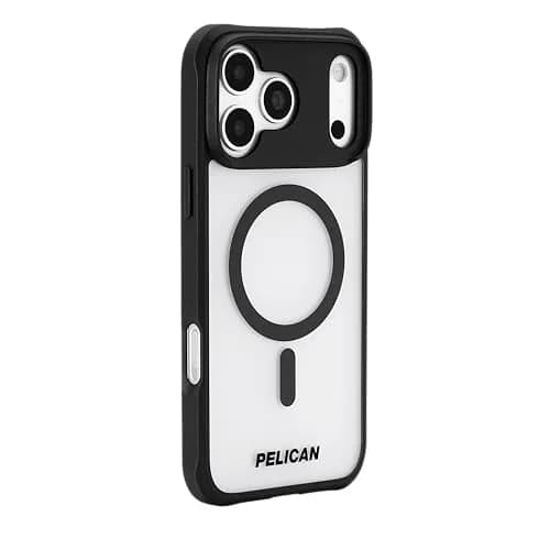 Pelican Ranger iPhone 17 Pro Max Case - MagSafe - Frosted Clear/Black | 6.9 Inch Shockproof Cover thumbnail 4