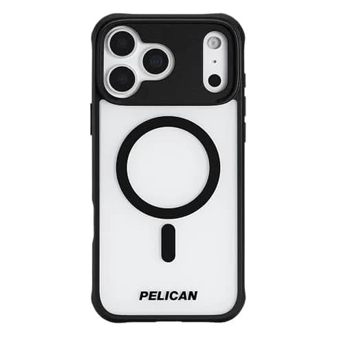 Pelican Ranger iPhone 17 Pro Max Case - MagSafe - Frosted Clear/Black | 6.9 Inch Shockproof Cover thumbnail 2