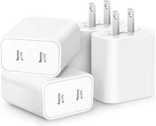 BikeAnything USB C Charger Block 20W | Dual Port Fast Charging for iPhone & iPad thumbnail 1