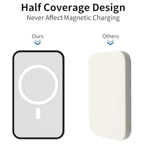 oakxco Black Silicone Case for iPhone Air Magsafe Battery Pack | Slim Fit Matte Finish thumbnail 4