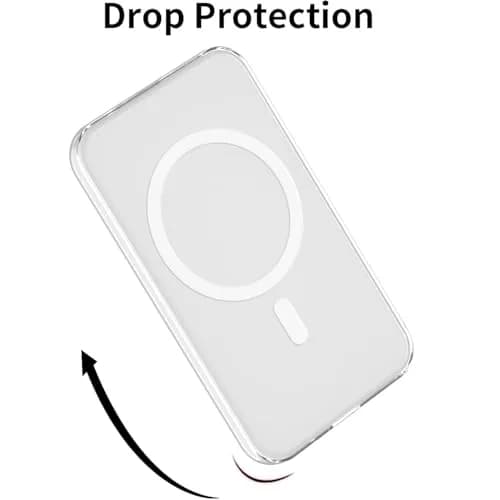 oakxco Clear Silicone Case for iPhone Air Magsafe Battery Pack | Slim Fit, Matte Finish thumbnail 7