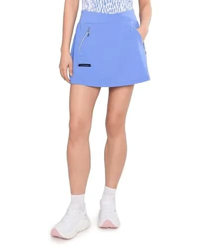Jamie Sadock Women's 16" Skort with Built in Shorts Tummy Tuck Purple X-Large | Casual Active Skirt for Women thumbnail 1