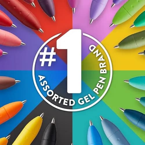 Paper Mate InkJoy Gel Pens, Assorted Colors, 0.5mm Fine Point, 168 Count | Smooth Writing Gel Pens for Students & Professionals thumbnail 2