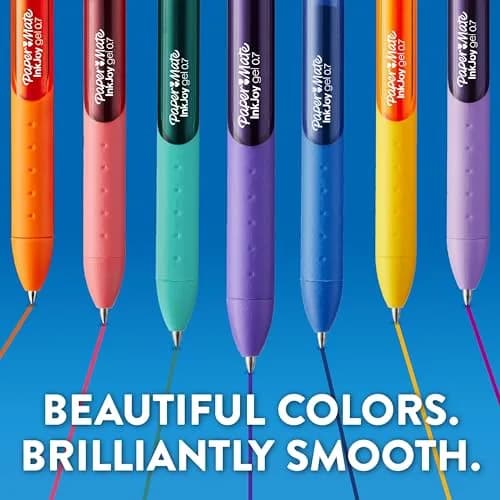 Paper Mate InkJoy Gel Pens, Assorted Colors, 0.5mm Fine Point, 168 Count | Smooth Writing Gel Pens for Students & Professionals thumbnail 4
