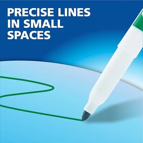 EXPO Low Odor Dry Erase Markers, Fine Tip, Assorted Colors, 96 Count | Bulk Pack Marking Pens for Classrooms & Offices thumbnail 7