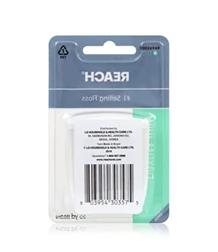 REACH Mint Waxed Dental Floss 165 Foot (5940 yd) | Shred Resistant, PFAS-Free, Dentist Recommended thumbnail 3