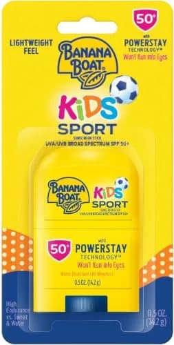 Banana Boat Sport Kids Sunscreen Stick SPF 50, 156g (5.5 oz) | Tear-Free, Water-Resistant Sunblock for Sensitive Skin thumbnail 1