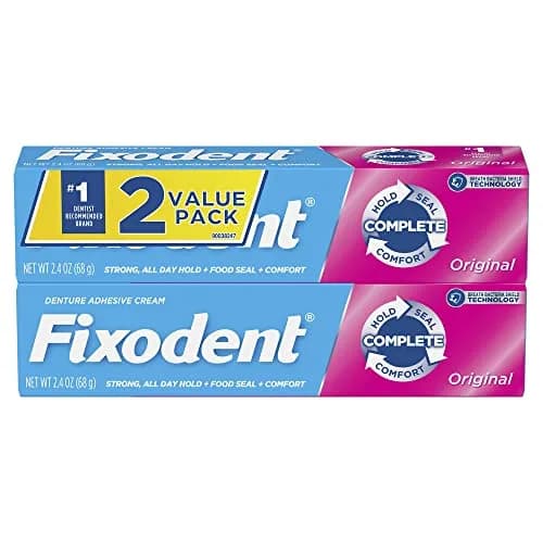 Fixodent Complete Original Denture Adhesive Cream 2.4 oz (71ml) | #1 Dentist Recommended thumbnail 2