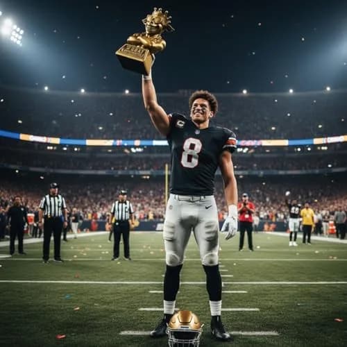 Mascotwish Muscle Goat Trophy – 9" G.O.A.T. with Muscle Resin Award for Fantasy Football, Office Desk, Best Player Trophy thumbnail 9