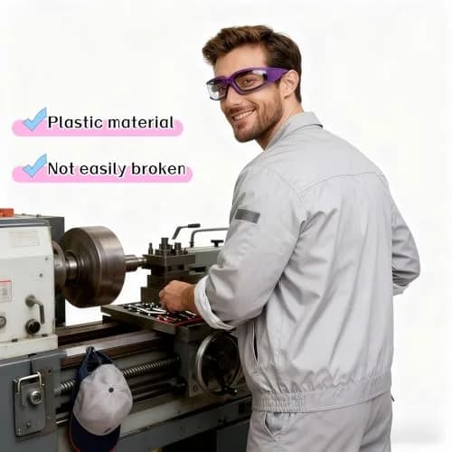 RyanDesign Tear-Free Onion Goggles, Anti Fog Kitchen Safety Glasses for Cutting Onions & Peppers - Windproof, Dustproof Protective Eyewear with Ultra-Light Frame for Cooking, Grilling(Purple) thumbnail 7