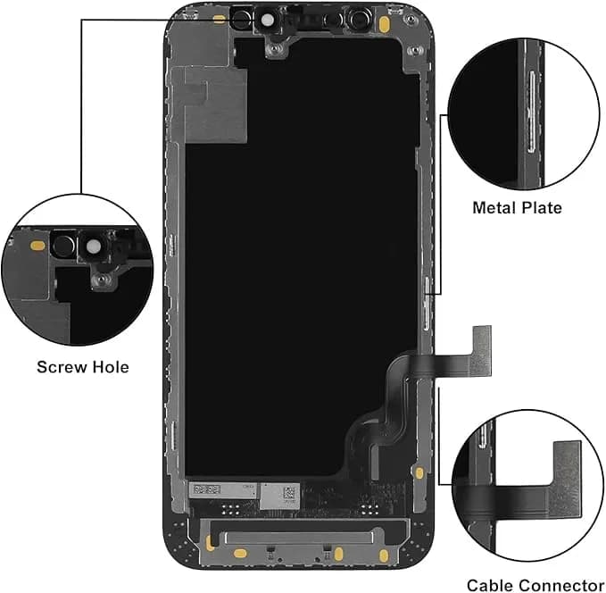 LL TRADER iPhone 12 Mini Screen Replacement 5.4" (13.7 cm) LCD Display with Repair Kit | Touch Digitizer Assembly thumbnail 12