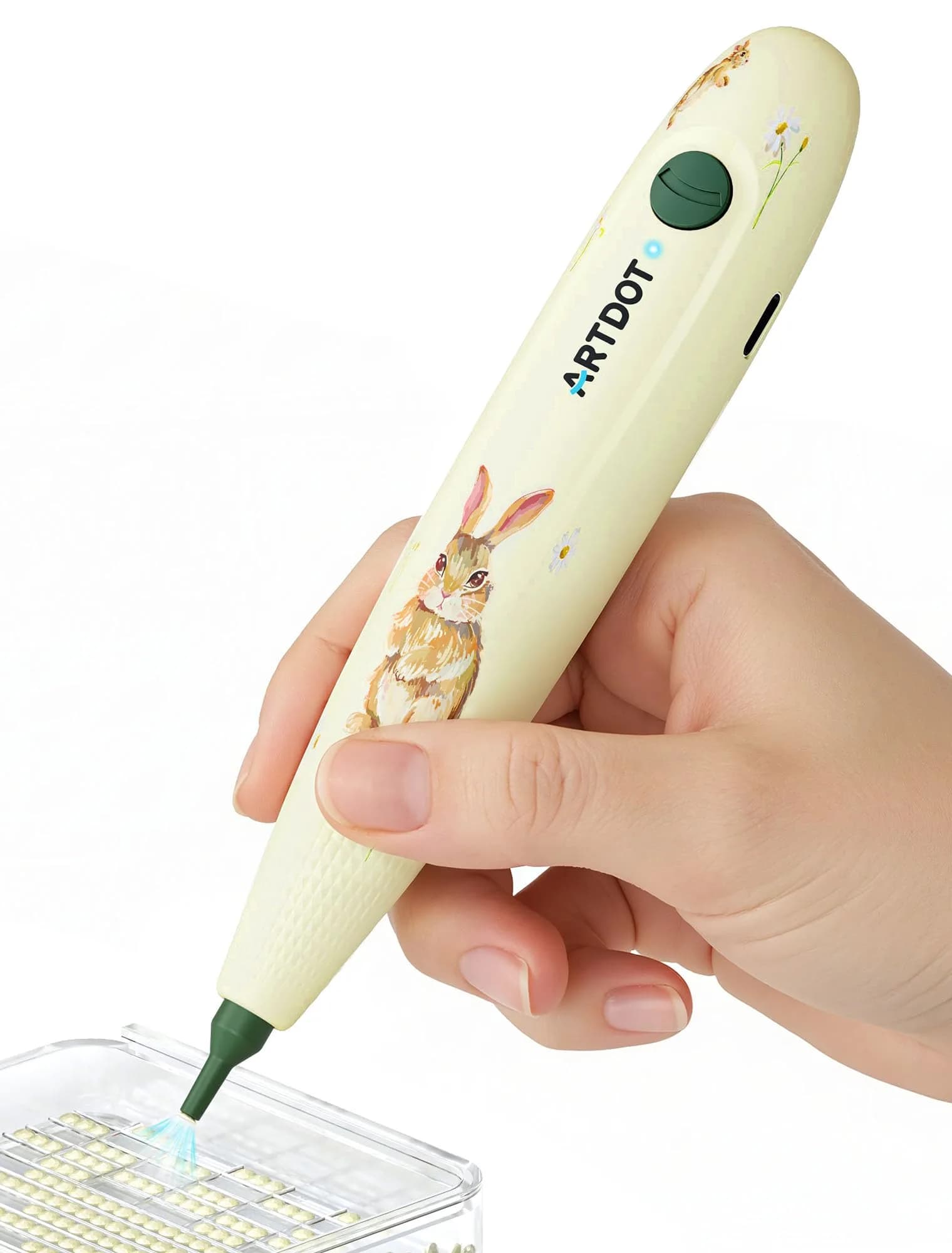 ARTDOT Wireless Vacuum Pen for Diamond Art Kit | Long-Lasting Electric Tool for Adults