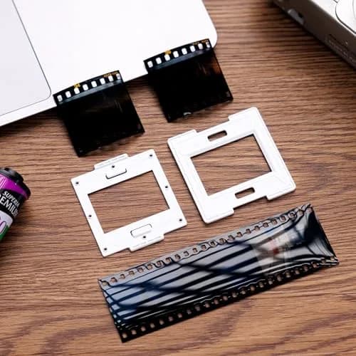 JJC 35mm Slide Film Mounts (25 Pairs, 50 Mounts Total) | Premium Scanning Accessories for Negatives and Slides thumbnail 8