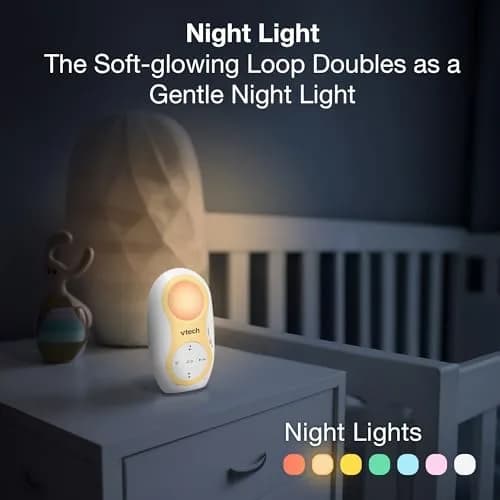 VTech DM1215-2 Digital Audio Baby Monitor with 2 Parent Units & 1500ft Range | Night Light, Lullabies, Two-Way Talk, Temp Sensor thumbnail 4