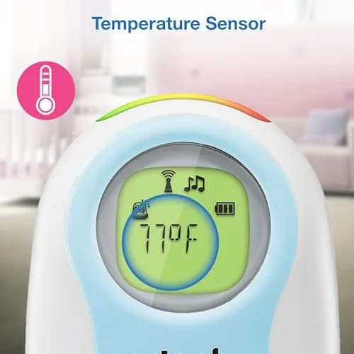 VTech DM1215-2 Digital Audio Baby Monitor with 2 Parent Units & 1500ft Range | Night Light, Lullabies, Two-Way Talk, Temp Sensor thumbnail 9