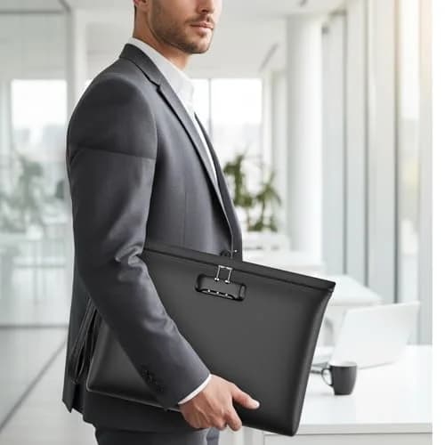 ZOOPIP Fireproof Document Bag Lock 14.3"x10.2" | Waterproof & Flame Resistant (70-120 chars) thumbnail 7