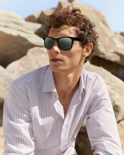 BandSmith Replacement Polarized Lenses for Ray-Ban Meta Wayfarer 53mm | Scratch-Resistant, UV & Glare Reduction thumbnail 5