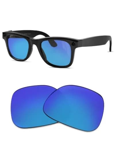 BandSmith Replacement Polarized Lenses for Ray-Ban Meta Wayfarer RW4008 & RW4012 (Large 53mm) thumbnail 1