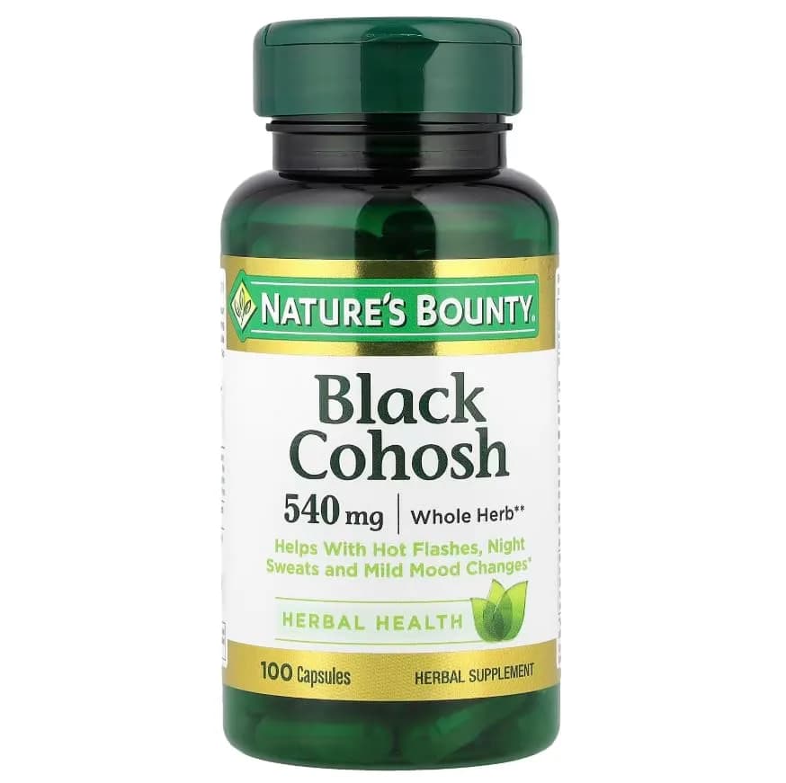 Nature's Bounty Black Cohosh Root Pills Herbal Health Supplement 540 mg 300 Capsules (Pack of 3) thumbnail 3