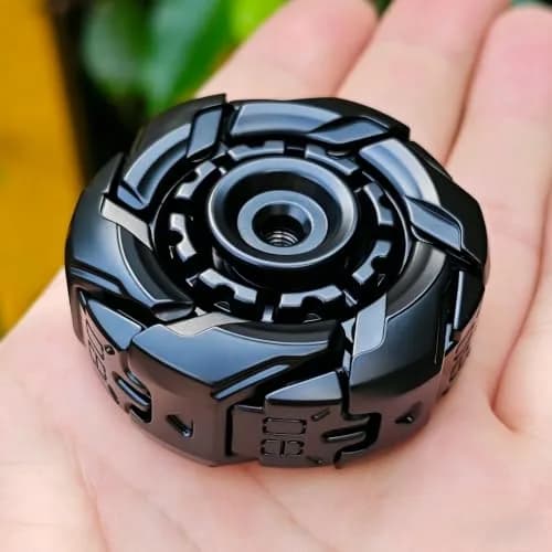 T-Conceal EDC Fidget Slider Black Metal Toy | Stress Relief for Adults, Magnetic, Haptic Feedback thumbnail 2