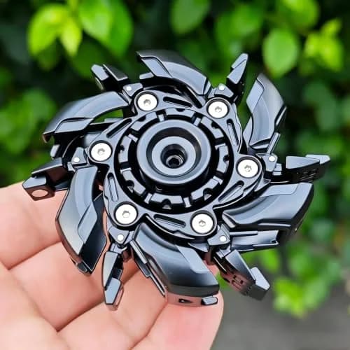 T-Conceal EDC Fidget Slider Black Metal Toy | Stress Relief for Adults, Magnetic, Haptic Feedback thumbnail 3