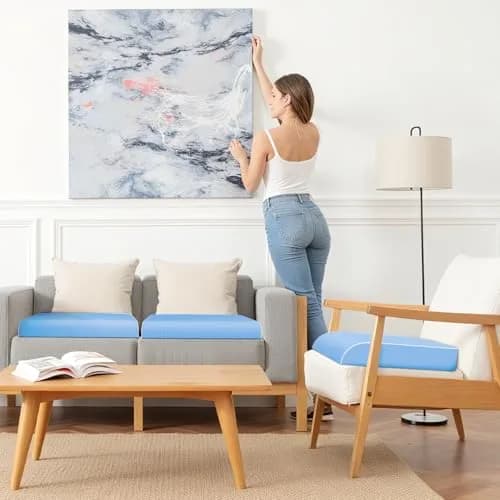 SweetSlubr Memory Foam Seat Cushion | 48cm x 43cm (19"x17") Tailbone Pain Relief thumbnail 4