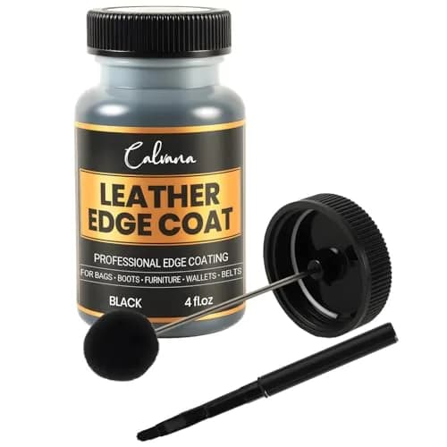 Calvana Leather Edge Coat 4oz | Flexible, Water-Resistant Sealant & Finish for Leather Edges thumbnail 1