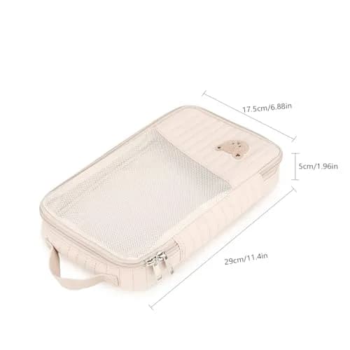 MOMIGO Baby Diaper Bag Organizer Pouches Waterproof 2 Pack | Reusable Mesh Bags for Wet & Dry Items thumbnail 3