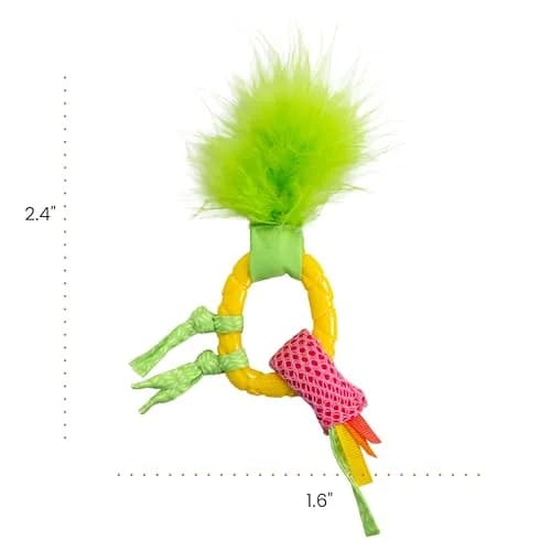 Catstages Dental Pineapple Teether Cat Toy | Textured Mesh & Catnip Oil Infused for Teething Relief thumbnail 5
