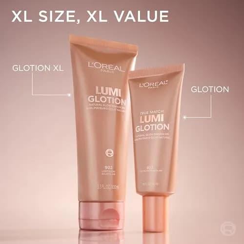 L'Oreal Paris True Match Lumi Glotion XL Natural Glow Enhancer 90.00ml (3.04 fl oz) | Hydrating Liquid Highlighter for Face and Body thumbnail 2